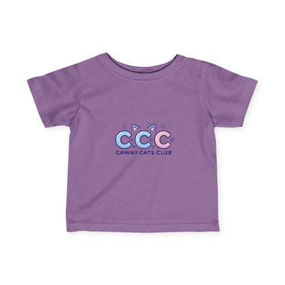 かわいい幼児用Tシャツ - 猫好きのためのCawaii Cats Clubデザイン