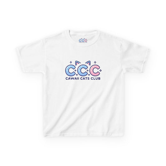 Cawaii Cats Club Kids Tee – Fun & Playful Cotton Shirt for Cat Lovers