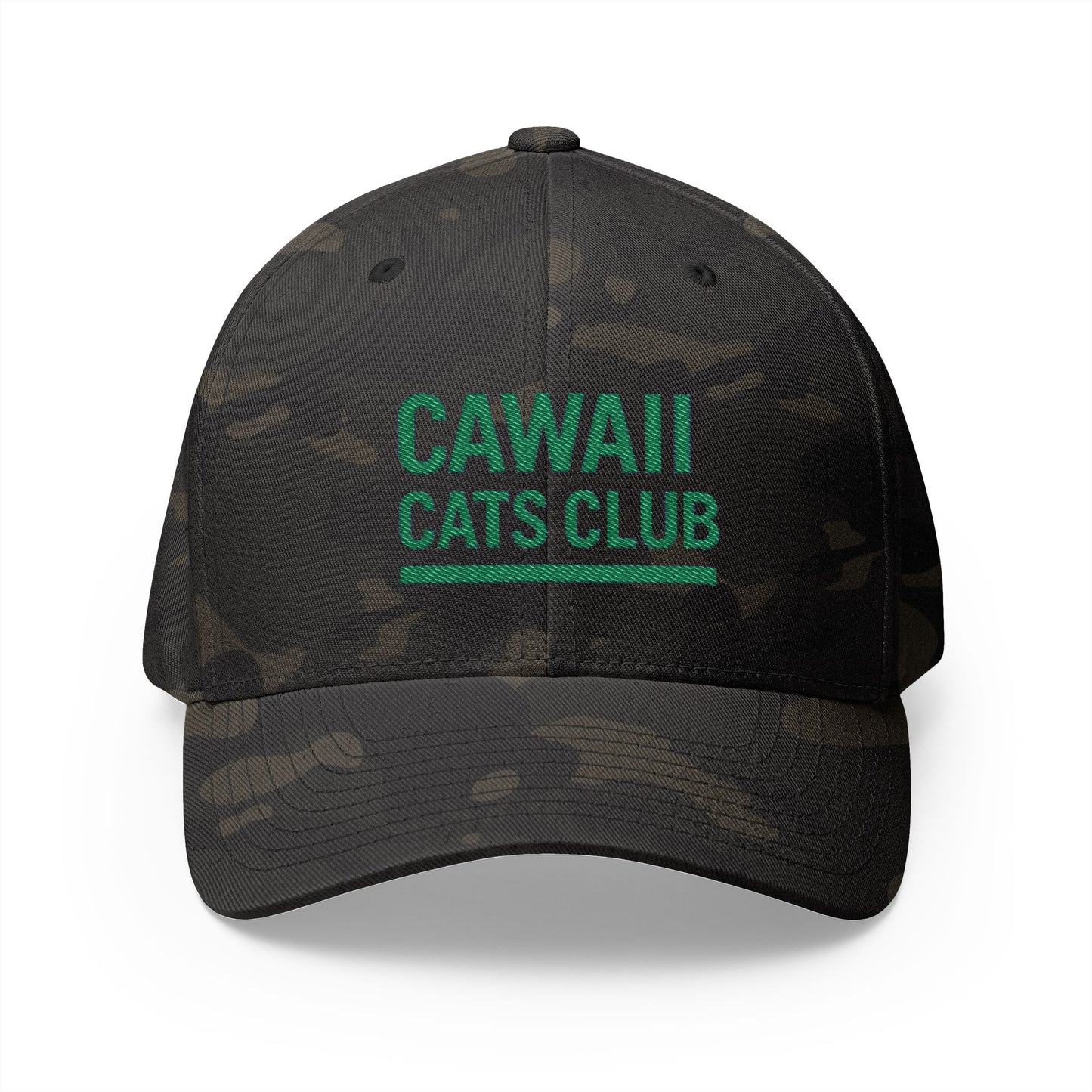 Cawaii Cats Club Embroidered Cap - Cute Cat Lovers Hat