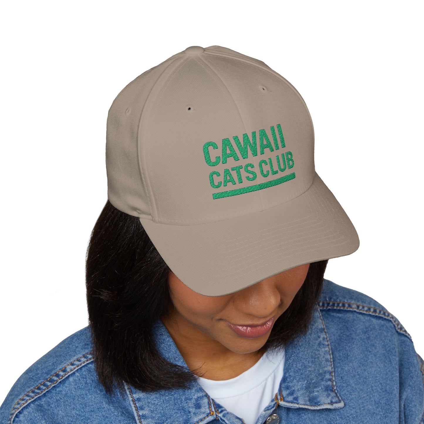 Cawaii Cats Club Embroidered Cap - Cute Cat Lovers Hat