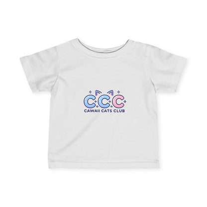 かわいい幼児用Tシャツ - 猫好きのためのCawaii Cats Clubデザイン