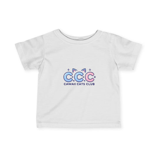 Cute Infant T-Shirt - Cawaii Cats Club Design for Cat Lovers