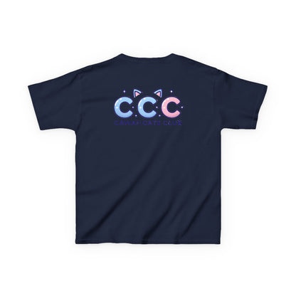Cawaii Cats Club Kids Tee - Cute Cat Theme Cotton T-Shirt