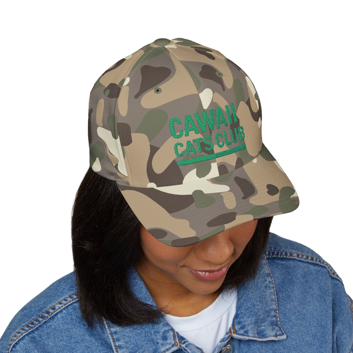 Cawaii Cats Club Embroidered Cap - Cute Cat Lovers Hat
