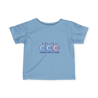 かわいい幼児用Tシャツ - 猫好きのためのCawaii Cats Clubデザイン