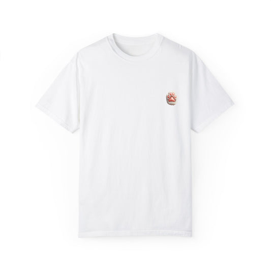 Unisex Garment-Dyed Graphic Tee - Vibrant Front & Artistic Back Design