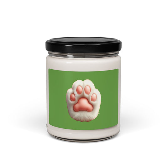 Paw Print Scented Soy Candle - 9oz - Perfect for Pet Lovers