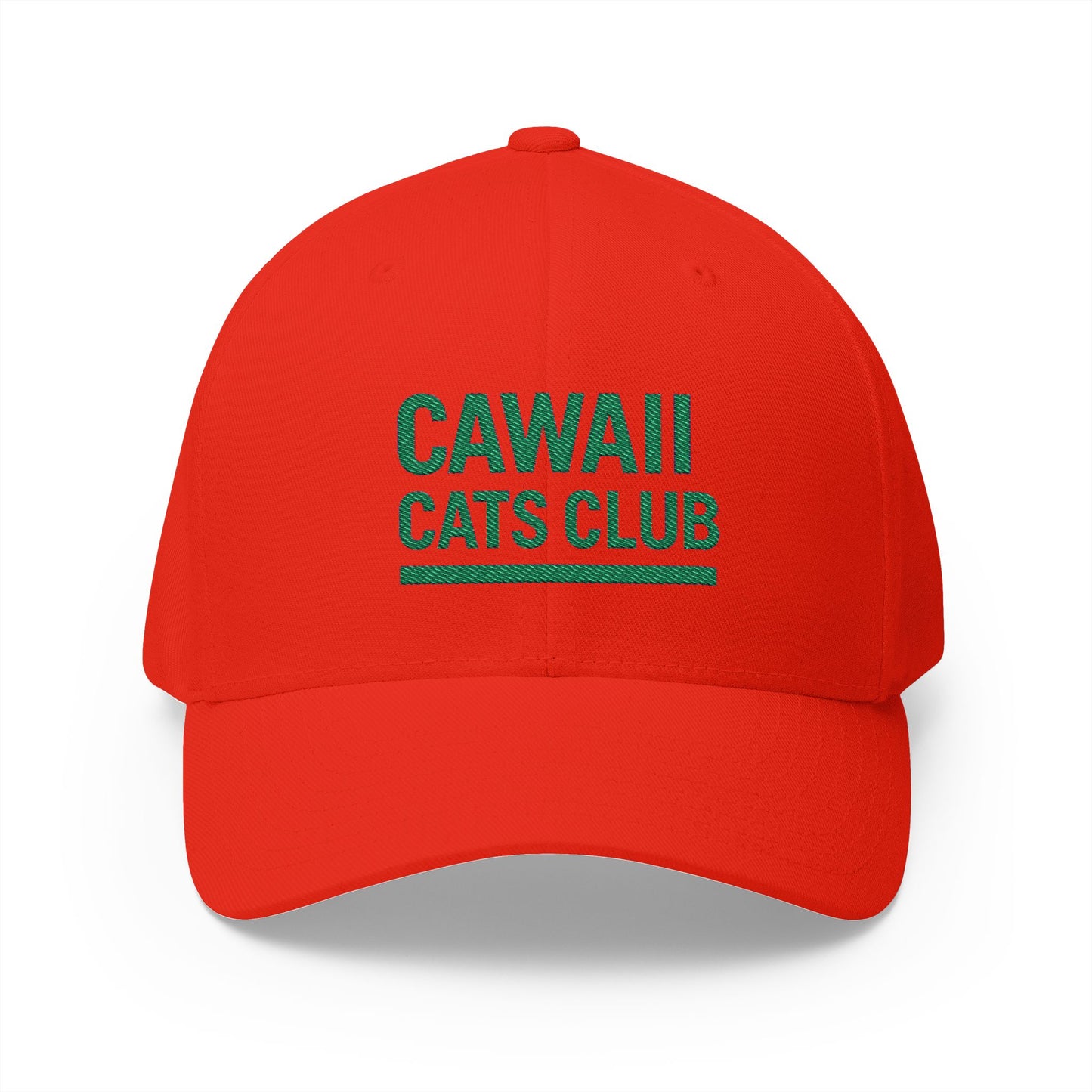 Cawaii Cats Club Embroidered Cap - Cute Cat Lovers Hat