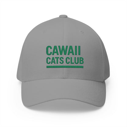 Cawaii Cats Club Embroidered Cap - Cute Cat Lovers Hat