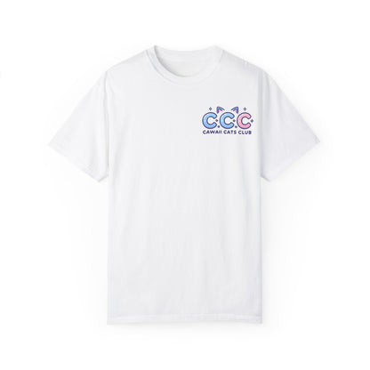 Cawaii Cats Club ユニセックス T シャツ - 心地よくて楽しい猫好きの T シャツ
