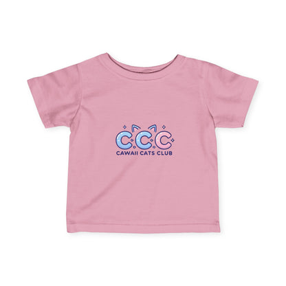 かわいい幼児用Tシャツ - 猫好きのためのCawaii Cats Clubデザイン