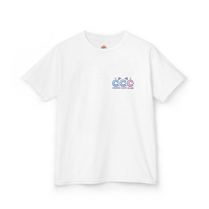 Cawaii Cats Club Kids Tee - Cute Cat Theme Cotton T-Shirt