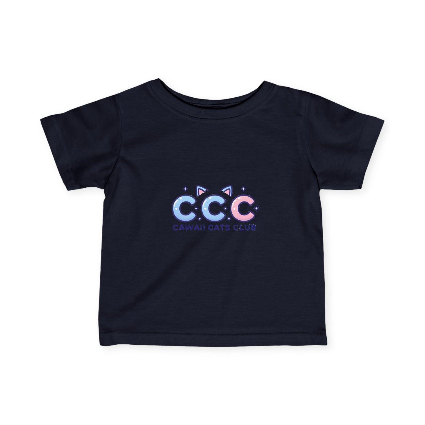 かわいい幼児用Tシャツ - 猫好きのためのCawaii Cats Clubデザイン