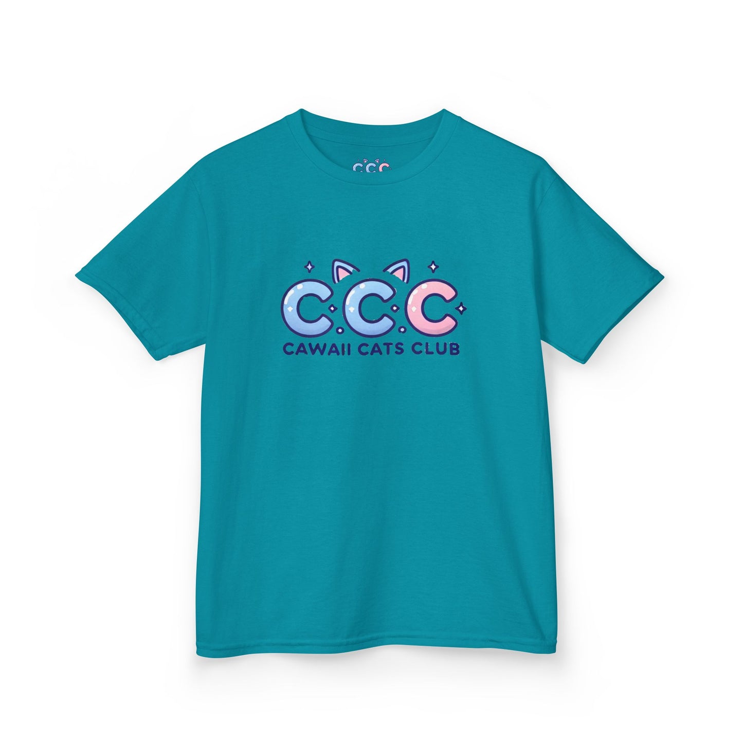 Cawaii Cats Club Kids Tee – Fun & Playful Cotton Shirt for Cat Lovers