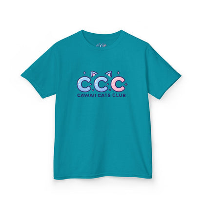 Cawaii Cats Club Kids Tee – Fun & Playful Cotton Shirt for Cat Lovers