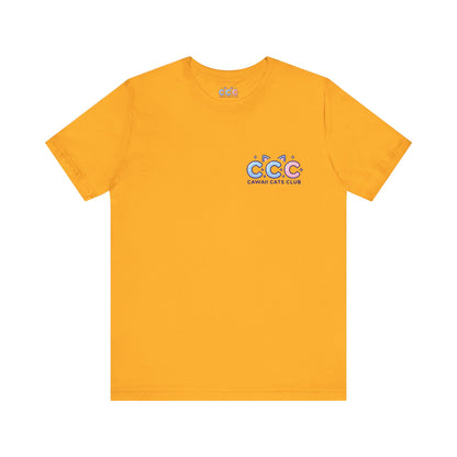 Cawaii Cats Club ユニセックス ジャージー Tシャツ - かわいい猫のグラフィック T シャツ