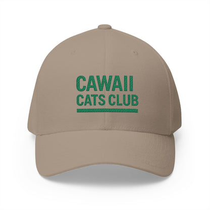 Cawaii Cats Club Embroidered Cap - Cute Cat Lovers Hat
