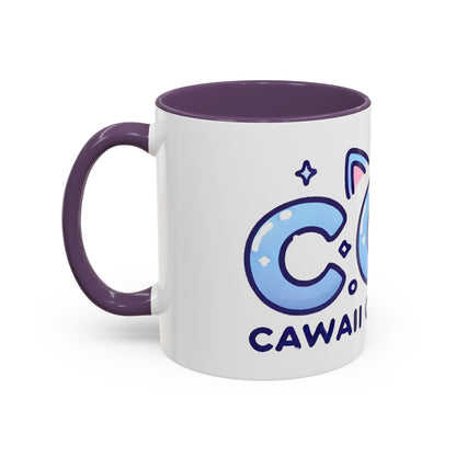 Cute Kawaii Cats Club Coffee Mug - Fun 11oz & 15oz Accent Mugs for Cat Lovers