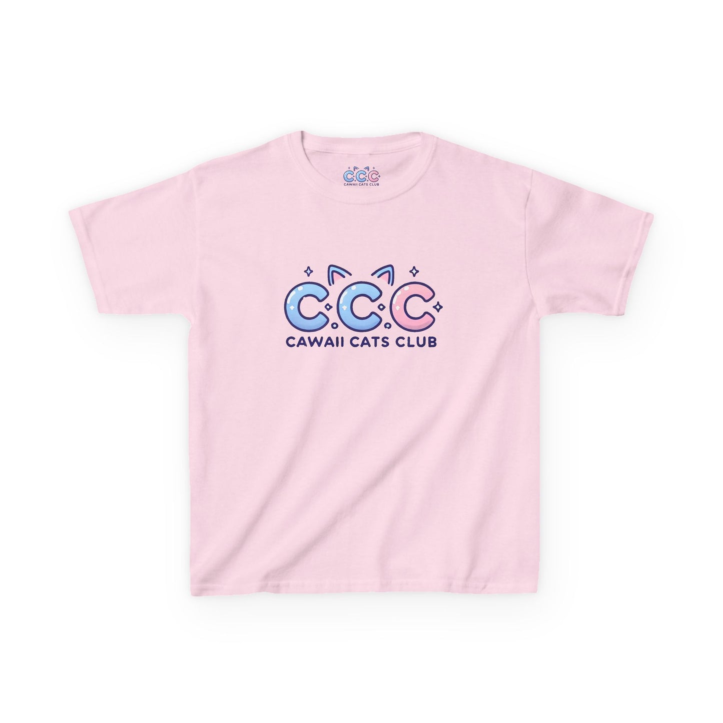 Cawaii Cats Club Kids Tee – Fun & Playful Cotton Shirt for Cat Lovers