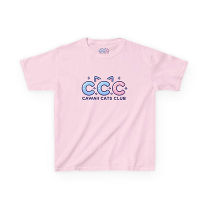 Cawaii Cats Club Kids Tee – Fun & Playful Cotton Shirt for Cat Lovers