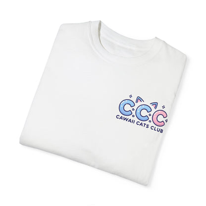 Cawaii Cats Club ユニセックス T シャツ - 心地よくて楽しい猫好きの T シャツ