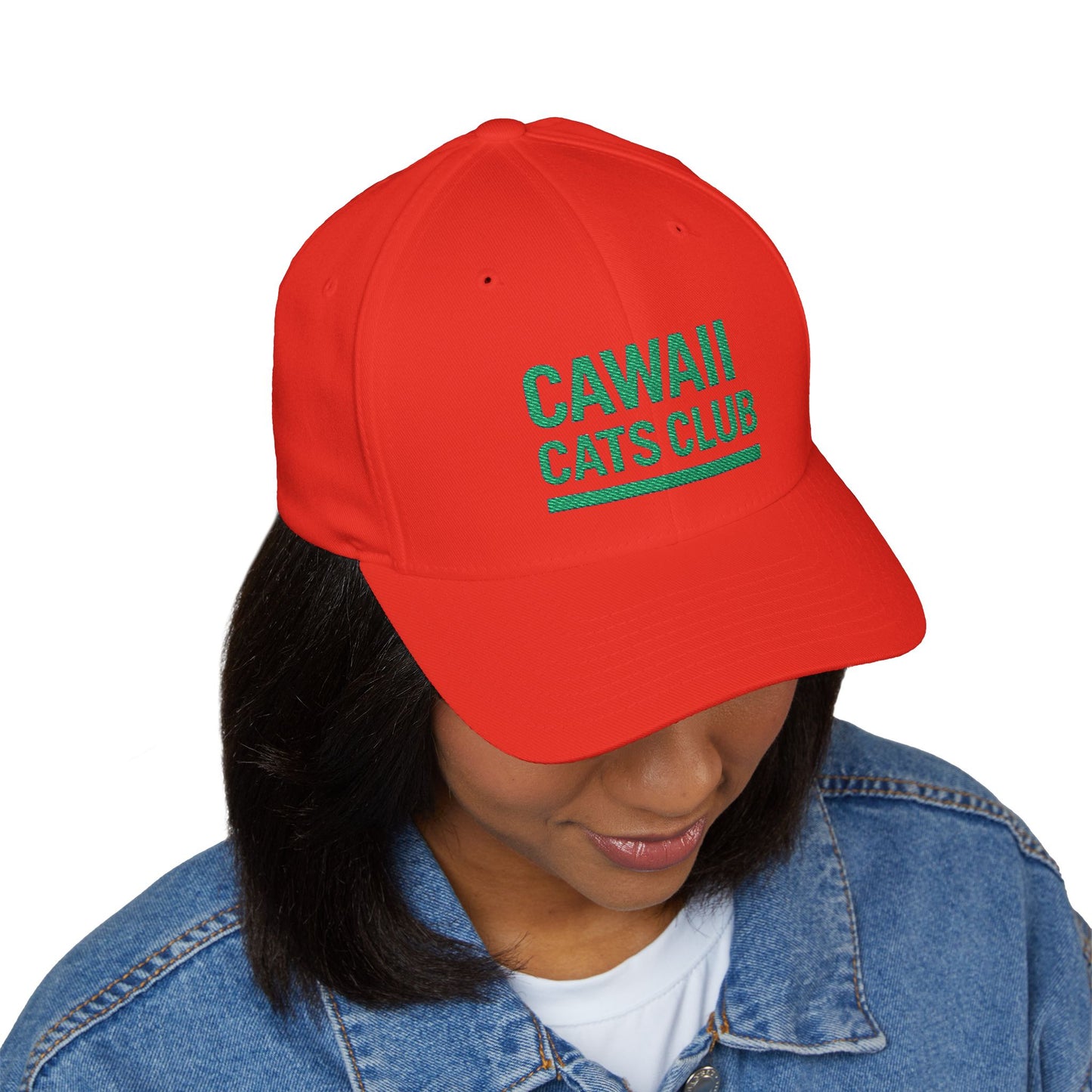 Cawaii Cats Club Embroidered Cap - Cute Cat Lovers Hat