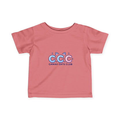 かわいい幼児用Tシャツ - 猫好きのためのCawaii Cats Clubデザイン