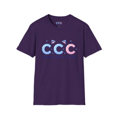 Cawaii Cats Club Unisex Softstyle T-Shirt - Cute Cat Graphic Tee