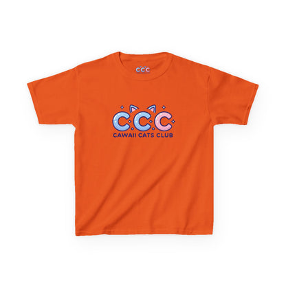 Cawaii Cats Club Kids Tee – Fun & Playful Cotton Shirt for Cat Lovers