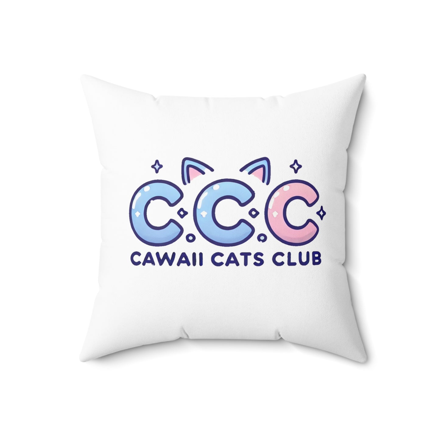 Cawaii Cats Club Decorative Pillow - Cute Cat-Themed Home Decor