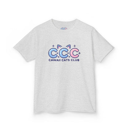 Cawaii Cats Club Kids Tee – Fun & Playful Cotton Shirt for Cat Lovers