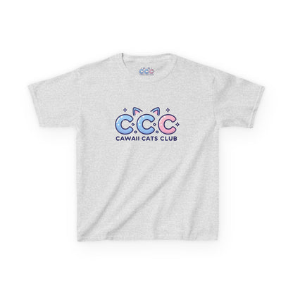 Cawaii Cats Club Kids Tee – Fun & Playful Cotton Shirt for Cat Lovers