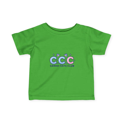 かわいい幼児用Tシャツ - 猫好きのためのCawaii Cats Clubデザイン