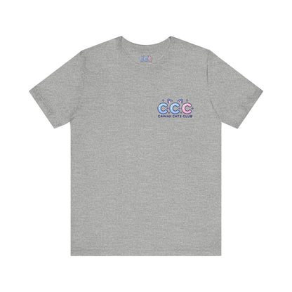 Cawaii Cats Club ユニセックス ジャージー Tシャツ - かわいい猫のグラフィック T シャツ