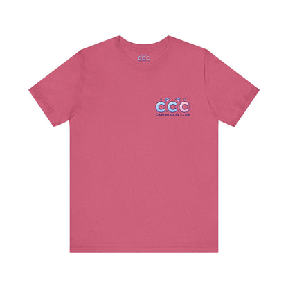 Cawaii Cats Club ユニセックス ジャージー Tシャツ - かわいい猫のグラフィック T シャツ