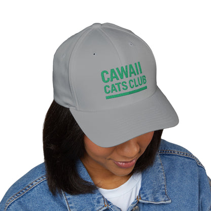 Cawaii Cats Club Embroidered Cap - Cute Cat Lovers Hat