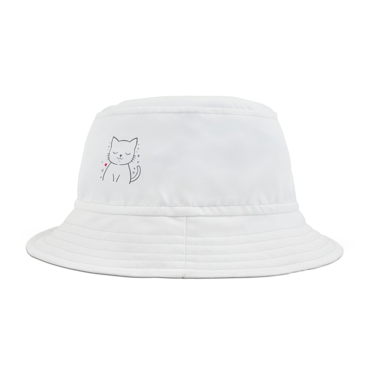 Cute Cat Bucket Hat - Perfect for Pet Lovers and Casual Outings