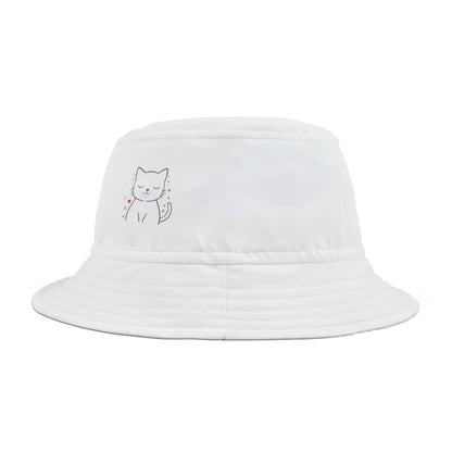 Cute Cat Bucket Hat - Perfect for Pet Lovers and Casual Outings