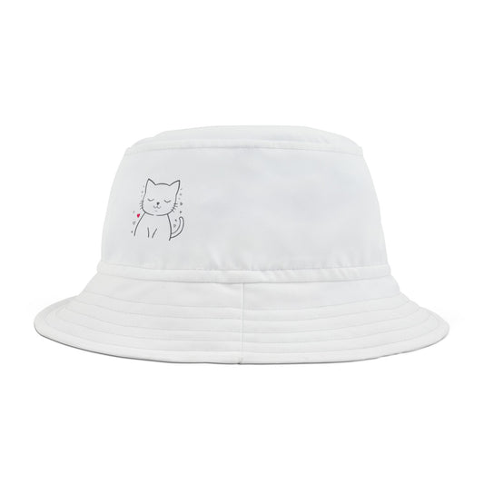 Cute Cat Bucket Hat - Perfect for Pet Lovers and Casual Outings