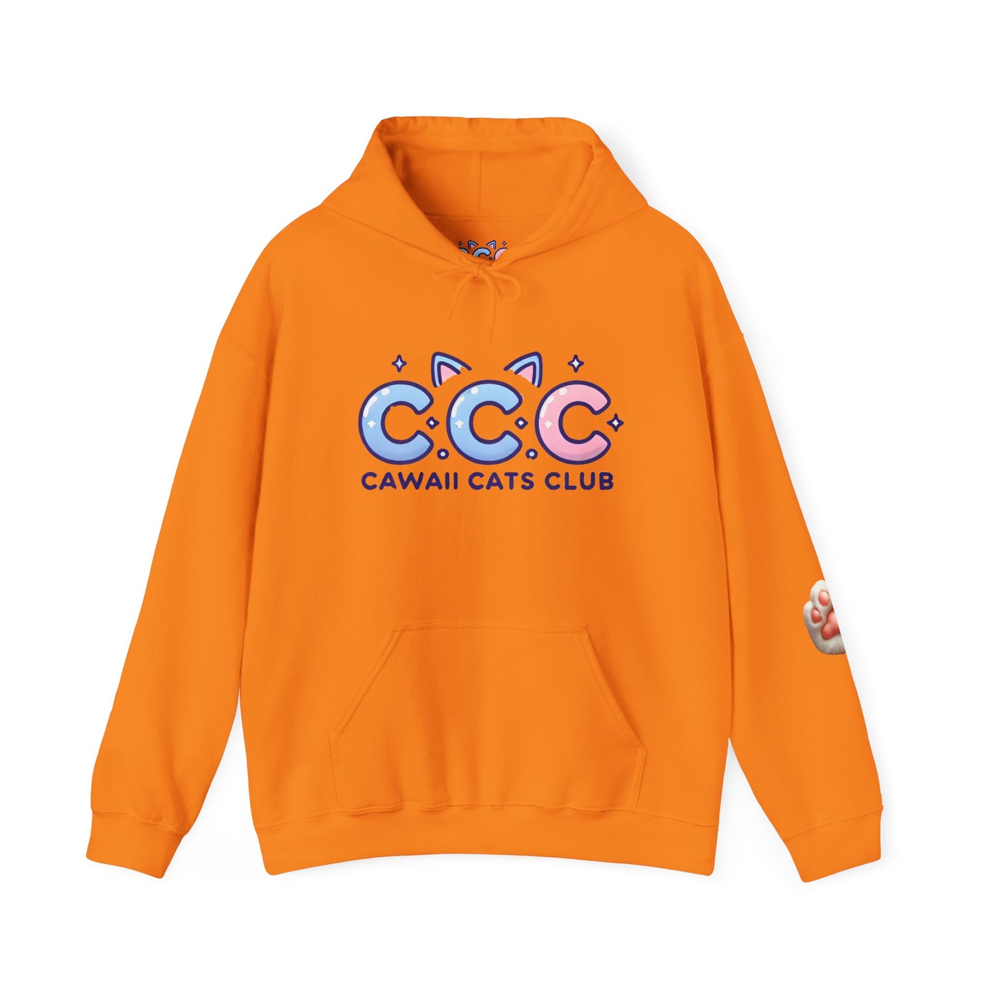 Cawaii Cats Club Hoodie – Cozy Unisex Sweatshirt for Cat Lovers